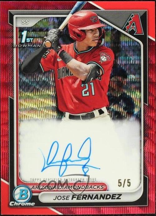 Jose Fernandez [Red Wave Refractor] #CPA-JF