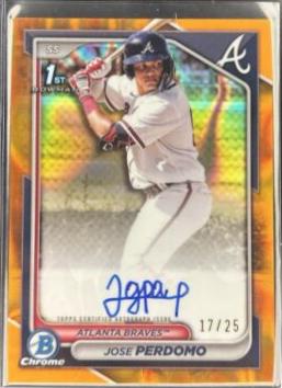 Jose Perdomo [Orange Lava Refractor] #CPA-JP