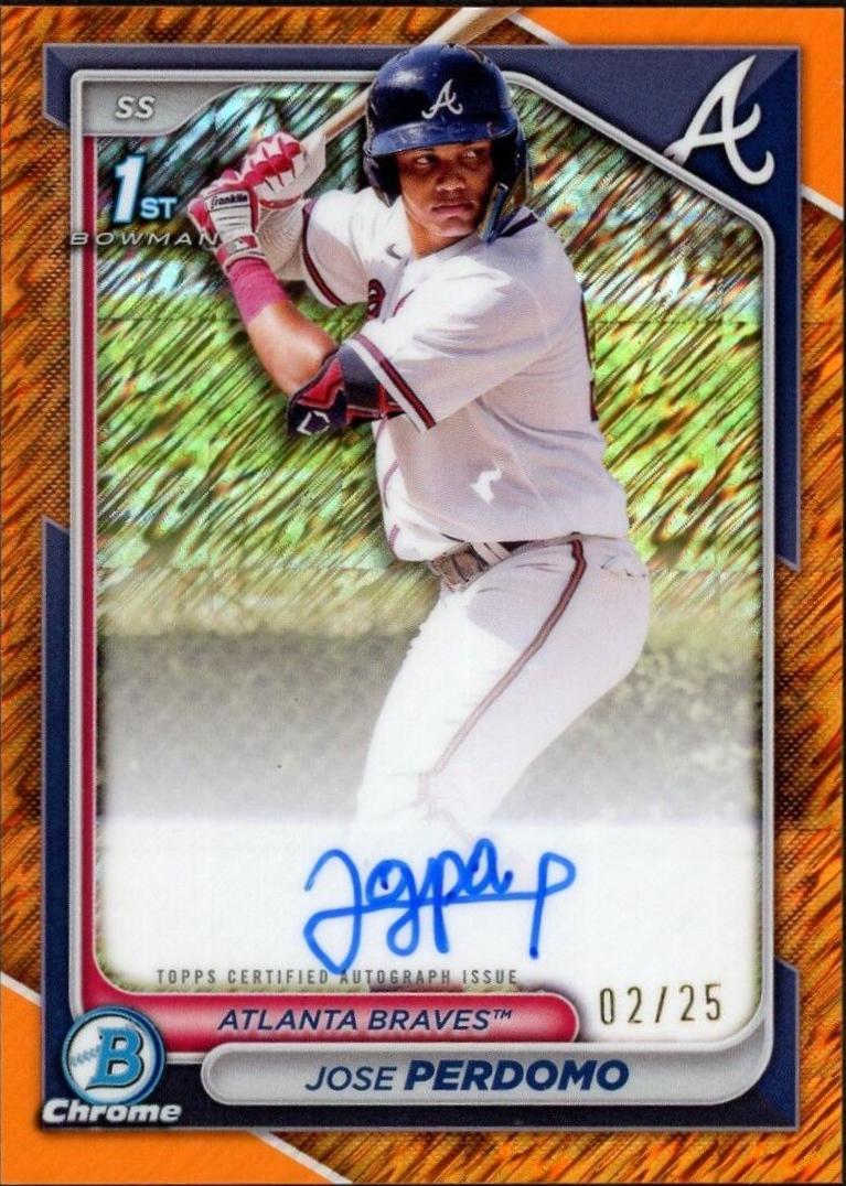 Jose Perdomo [Shimmer Orange Refractor] #CPA-JP