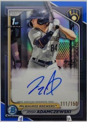 Josh Adamczewski [Blue Refractor] #CPA-JAI