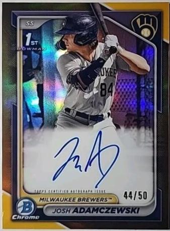 Josh Adamczewski [Gold Refractor] #CPA-JAI