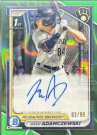 Josh Adamczewski [Green Lava Refractor] #CPA-JAI