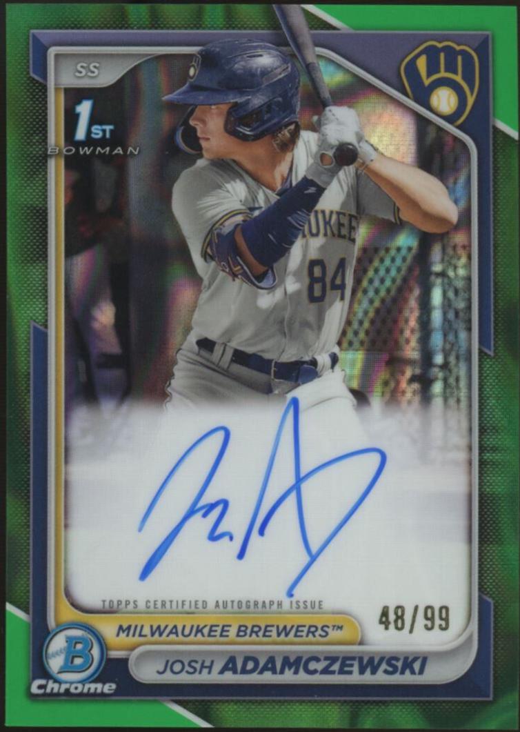 Josh Adamczewski [Green Refractor] #CPA-JAI