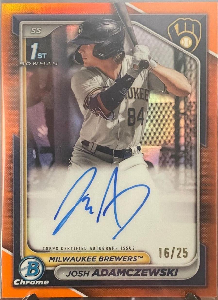 Josh Adamczewski [Orange Refractor] #CPA-JAI