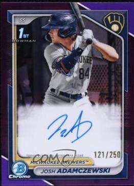 Josh Adamczewski [Purple Refractor] #CPA-JAI