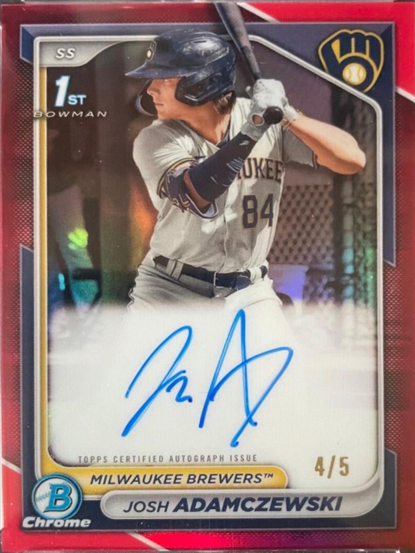 Josh Adamczewski [Red Refractor] #CPA-JAI