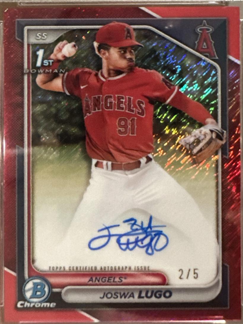 Joswa Lugo [Red Shimmer Refractor] #CPA-JL