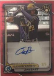 Juan Baez [Red Wave Refractor] #CPA-JBA