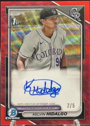Kelvin Hidalgo [Red Wave Refractor] #CPA-KHI