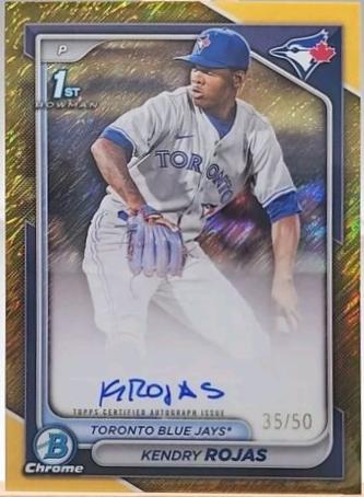 Kendry Rojas [Gold Refractor] #CPA-KR