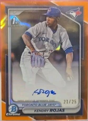 Kendry Rojas [Orange Lava Refractor] #CPA-KR
