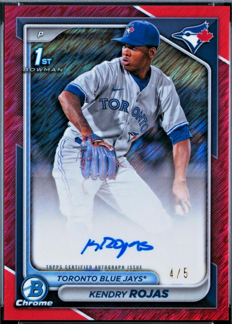 Kendry Rojas [Red Shimmer Refractor] #CPA-KR