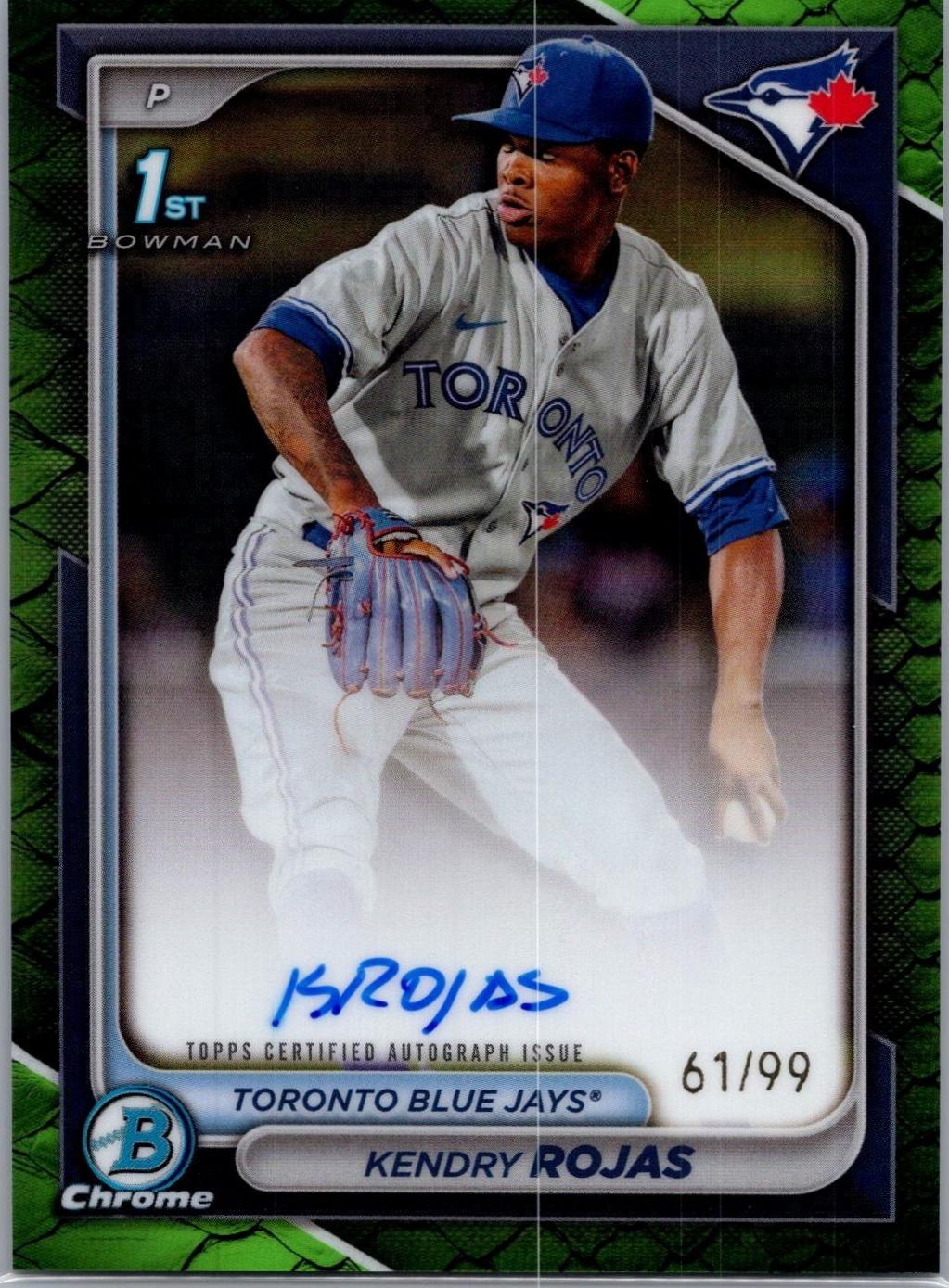 Kendry Rojas [Reptillian Green Refractor] #CPA-KR