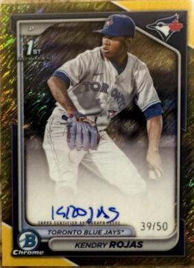 Kendry Rojas [Shimmer Gold Refractor] #CPA-KR