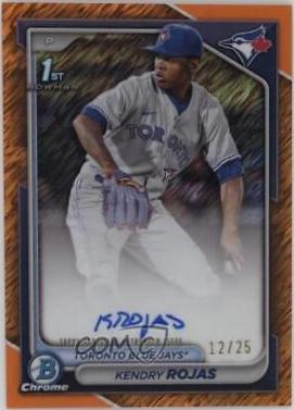 Kendry Rojas [Shimmer Orange Refractor] #CPA-KR