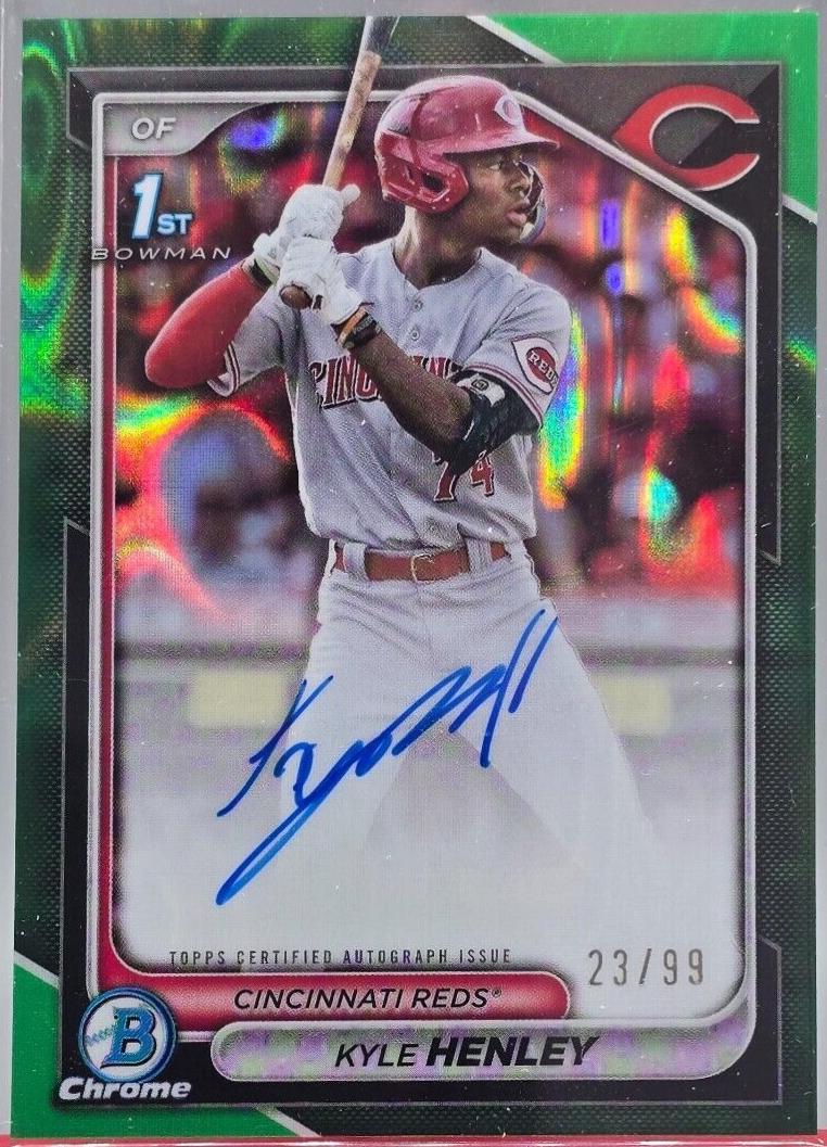 Kyle Henley [Green Lava Refractor] #CPA-KHY