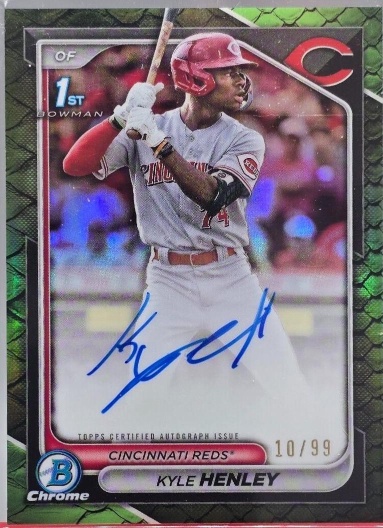 Kyle Henley [Reptillian Green Refractor] #CPA-KHY