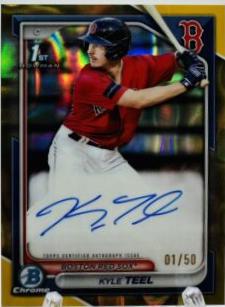 Kyle Teel [Gold Lava Refractor] #CPA-KT