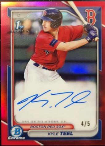 Kyle Teel [Red Wave Refractor] #CPA-KT