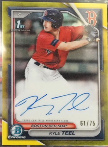 Kyle Teel [Yellow Refractor] #CPA-KT