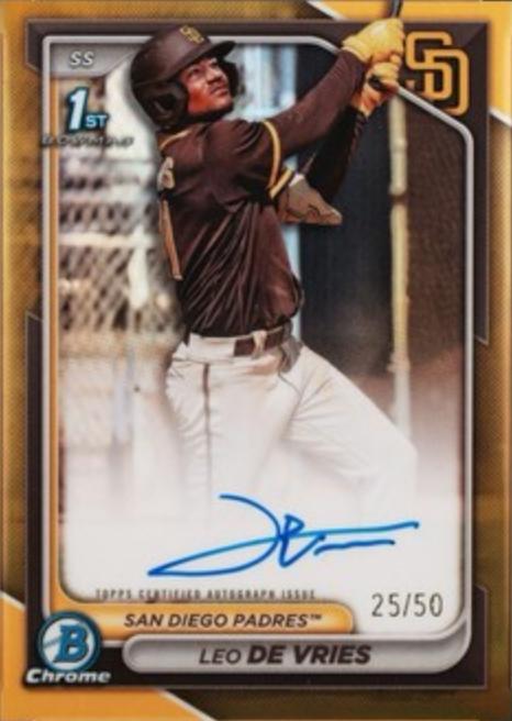 Leo De Vries [Gold Refractor] #CPA-LD