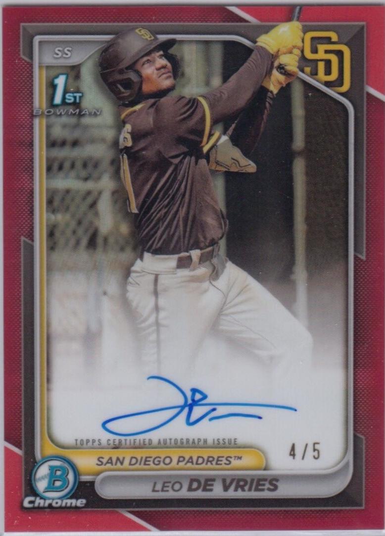 Leo De Vries [Red Refractor] #CPA-LD