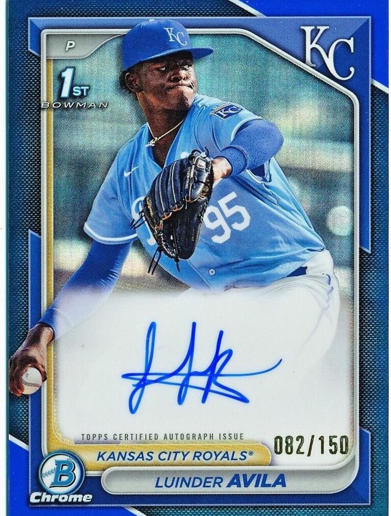 Luinder Avila [Blue Refractor] #CPA-LAA