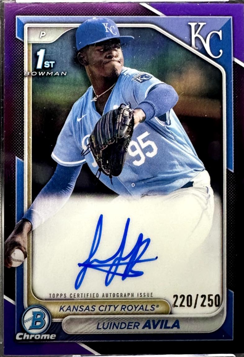 Luinder Avila [Purple Refractor] #CPA-LAA