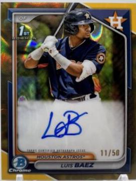 Luis Baez [Gold Lava Refractor] #CPA-LB