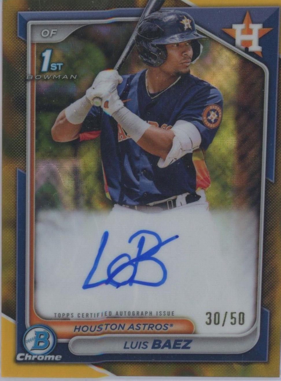 Luis Baez [Gold Refractor] #CPA-LB