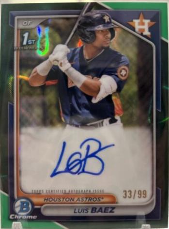 Luis Baez [Green Lava Refractor] #CPA-LB