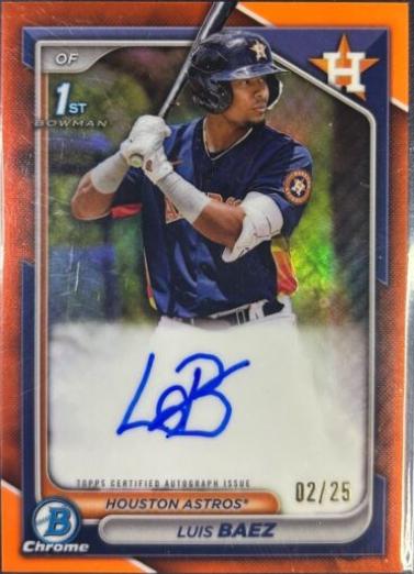 Luis Baez [Orange Refractor] #CPA-LB