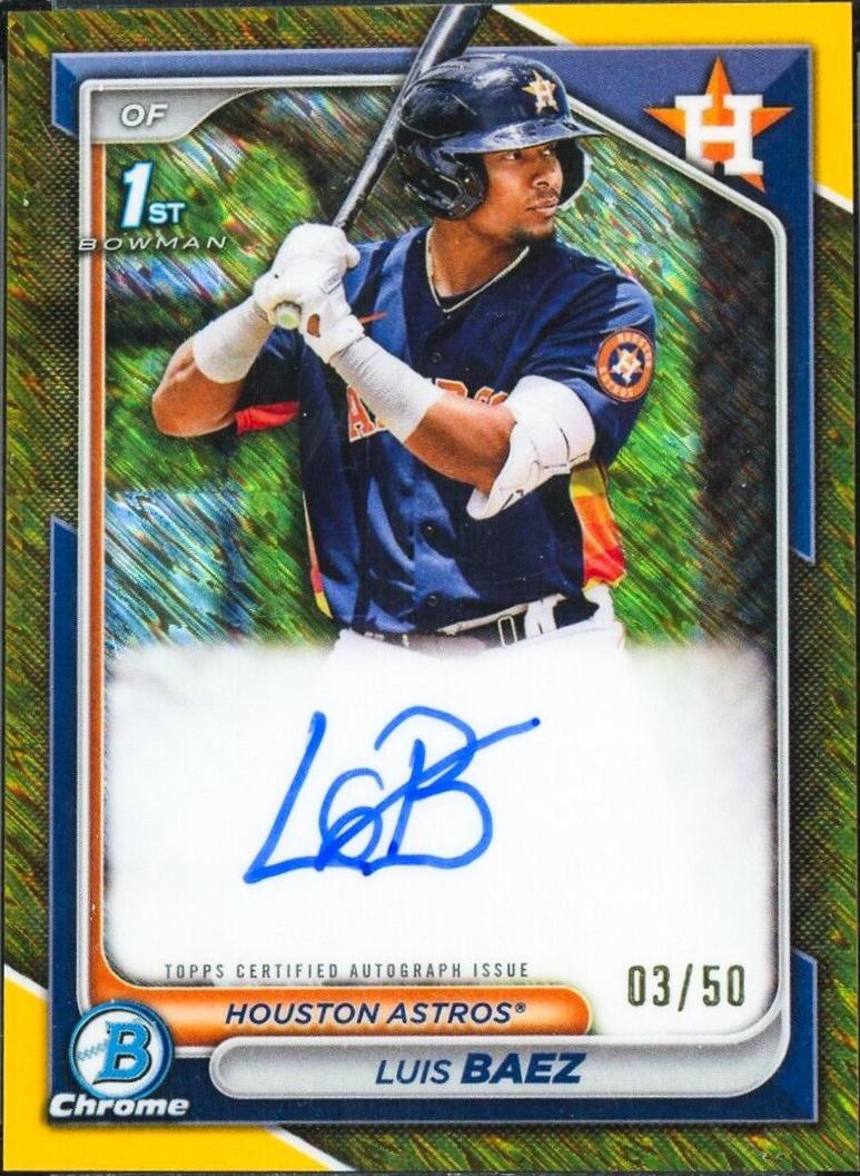 Luis Baez [Shimmer Gold Refractor] #CPA-LB