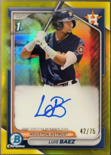 Luis Baez [Yellow Refractor] #CPA-LB