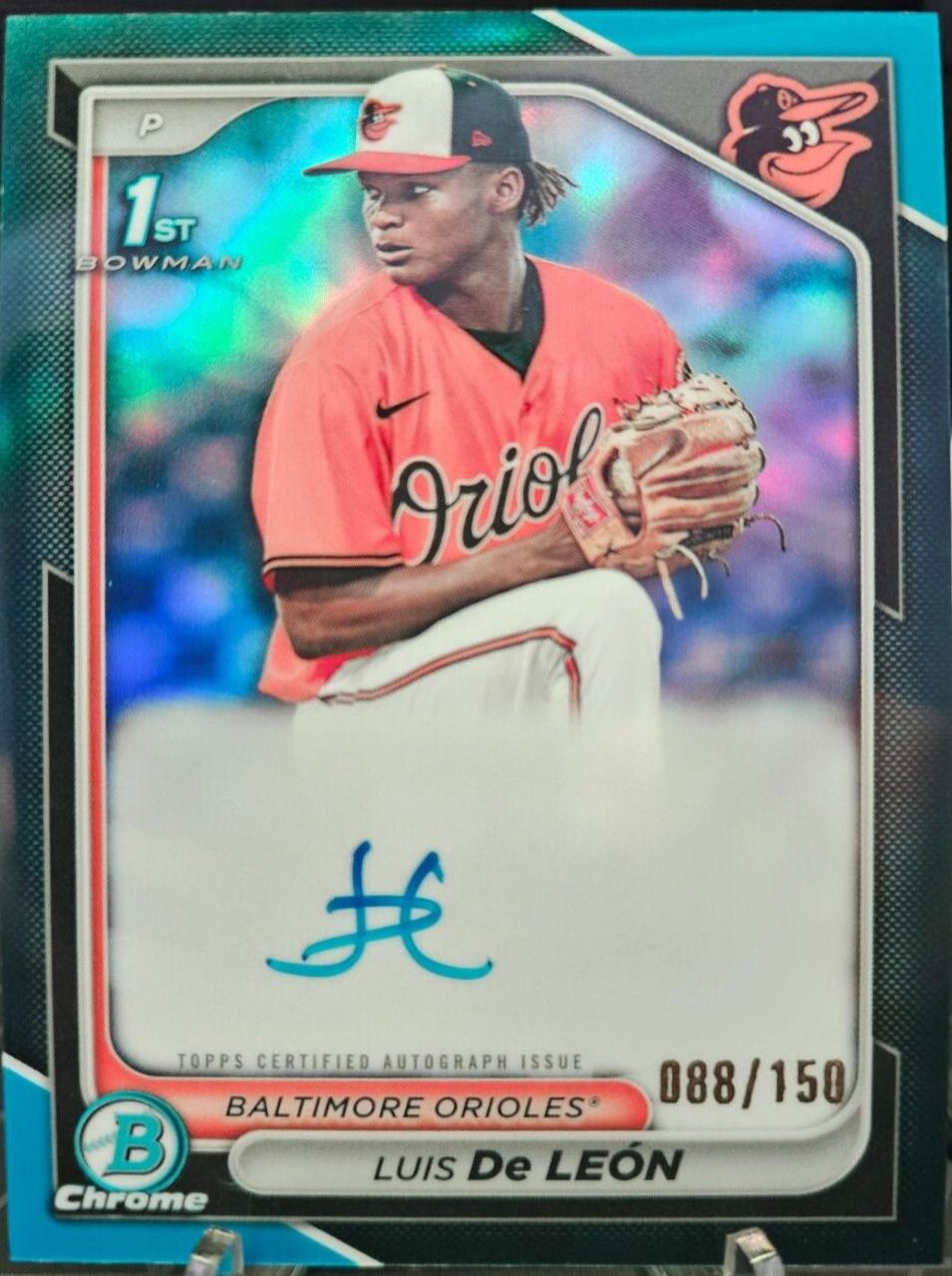 Luis De Leon [Blue Refractor] #CPA-LDL