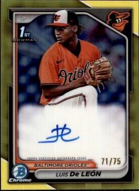 Luis De Leon [Yellow Refractor] #CPA-LDL