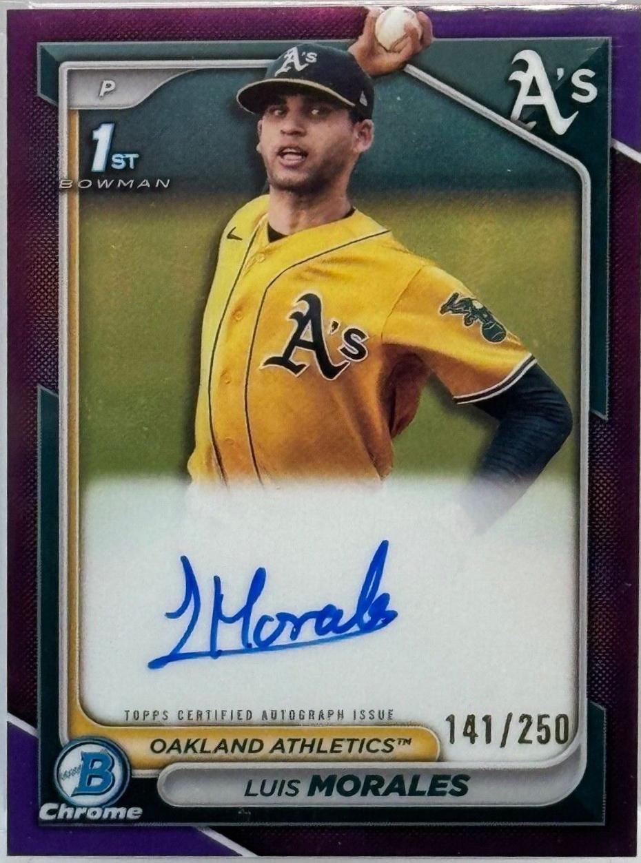 Luis Morales [Purple Refractor] #CPA-LM