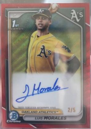 Luis Morales [Red Wave Refractor] #CPA-LM
