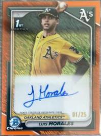 Luis Morales [Shimmer Orange Refractor] #CPA-LM
