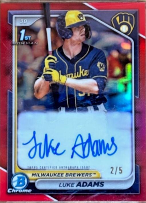 Luke Adams [Red Refractor] #CPA-LA