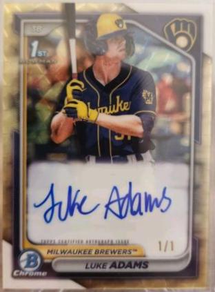 Luke Adams [Superfractor] #CPA-LA