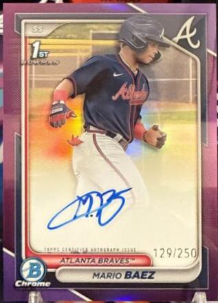 Mario Baez [Purple Refractor] #CPA-MB