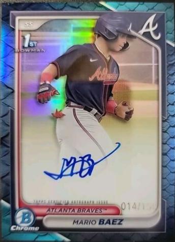 Mario Baez [Reptillian Blue Refractor] #CPA-MB
