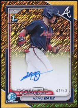 Mario Baez [Shimmer Gold Refractor] #CPA-MB