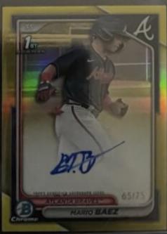 Mario Baez [Yellow Refractor] #CPA-MB