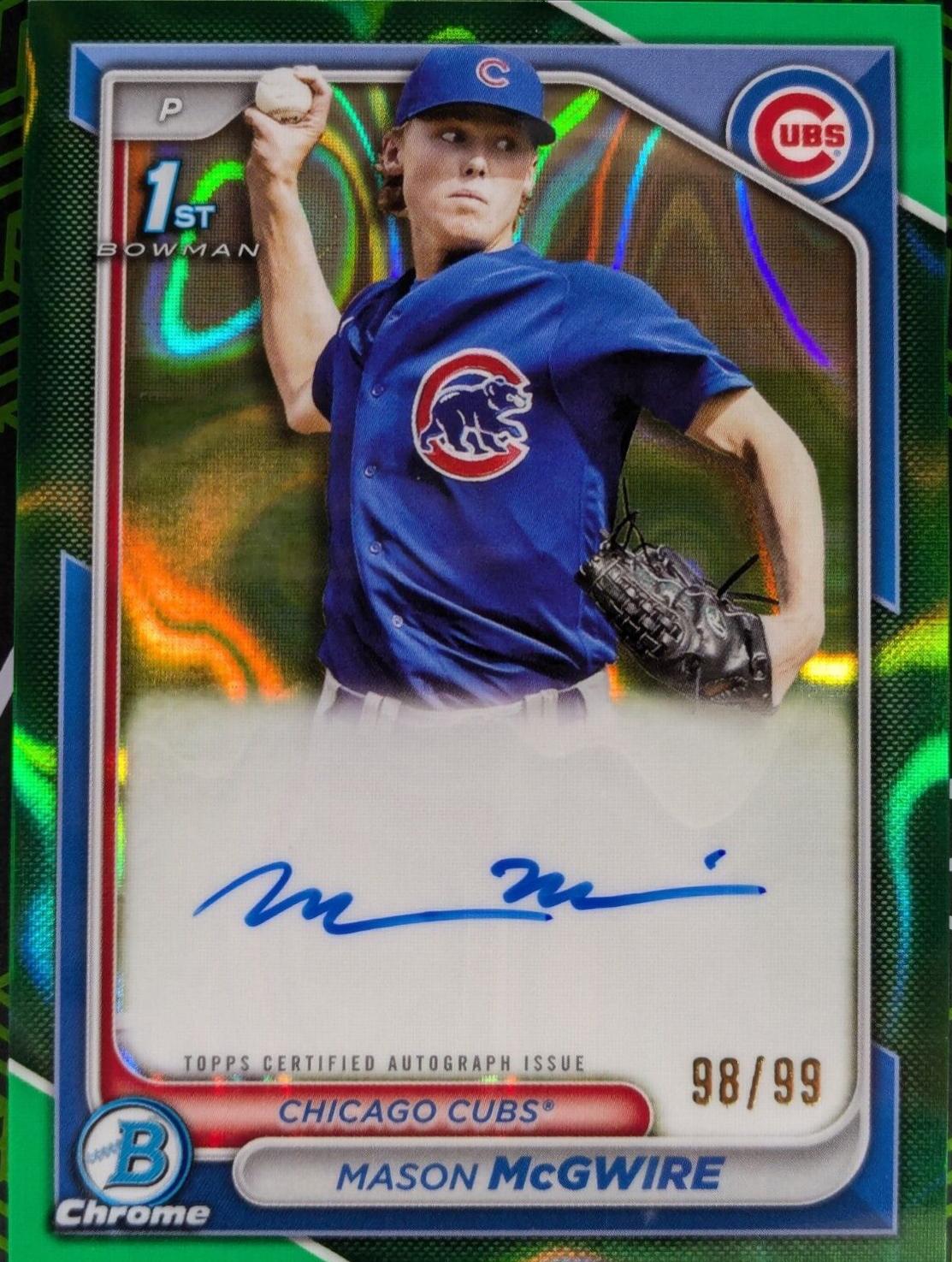 Mason McGwire [Green Lava Refractor] #CPA-MM