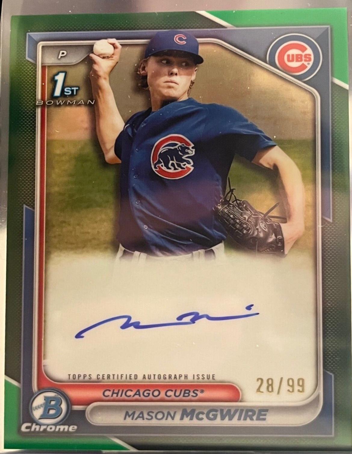 Mason McGwire [Green Refractor] #CPA-MM