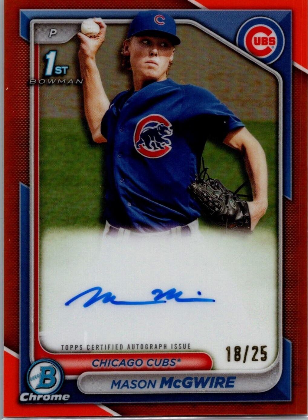 Mason McGwire [Orange Refractor] #CPA-MM