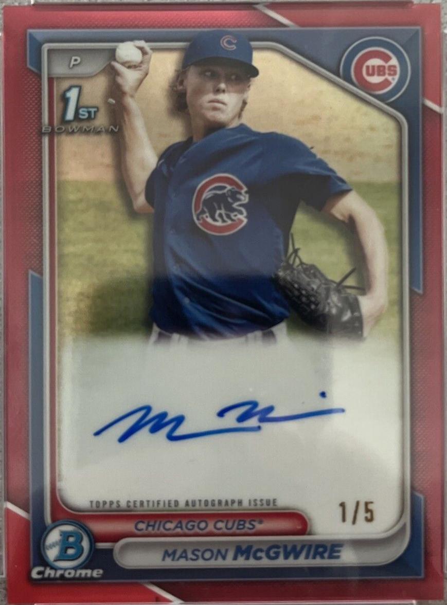 Mason McGwire [Red Refractor] #CPA-MM
