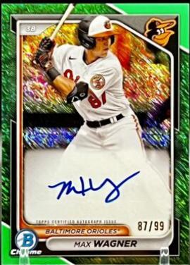 Max Wagner [Shimmer Green Refractor] #CPA-MW